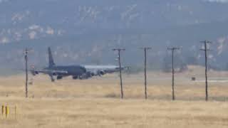 Really Close KC135 Takeoff Beale AFB [upl. by Orlando]