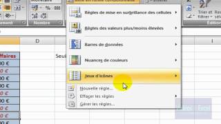 Excel 2007  Mise en forme conditionnelle surbrillance [upl. by Monahon532]