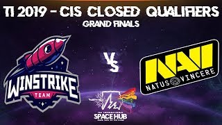 Winstrike vs NaVi Game 2  TI9 CIS Regional Qualifiers Grand Finals [upl. by Yeliac]