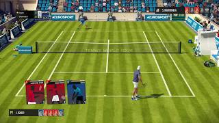 PS4 GAME The FASTEST tennis serve EVER 228kmh in Tennis World Tour [upl. by Solon]