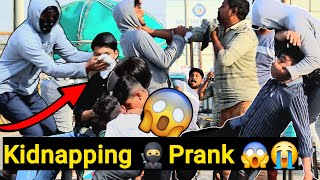 Kidnapping prank 😱🥷 fake kidnap prankgonewrong funny mrprank [upl. by Nyral308]