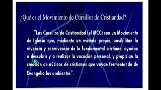 HISTORIA DEL CURSILLO DE CRISTIANDAD [upl. by Ahidam328]