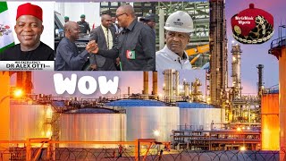 New Refinery In Abia State Peter Obi Congratulates Dr Alex Otti Dangote In Shock [upl. by Schlessinger709]