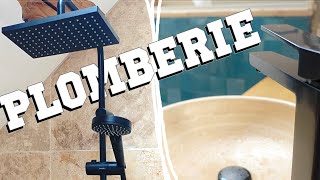 Ep56  ELLE A REFAIT TOUTE LA PLOMBERIE  Nourrices douche WC évier  LA GRANGE EN RÉNOVATION [upl. by Elfont145]