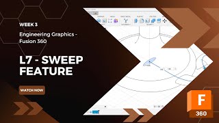 Fusion 360  Sweep Feature [upl. by Jessalyn]