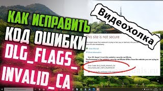 Как исправить код ошибки DLGFLAGSINVALIDCA в Google Chrome [upl. by Nnomae246]