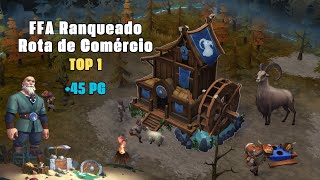 Northgard Clã do Bode Free For All Ranqueado Vitoria de Comérico Trading Goat Clan northgard [upl. by Aihcela555]