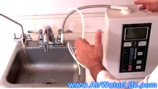 Water Ionizer  Aqua Ionizer Deluxe 70 Install and Review [upl. by Giefer352]