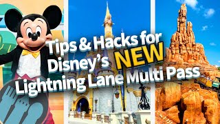 Tips amp Hacks for Disneys NEW Lighting Lane Multi Pass [upl. by Sheffie]