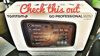 TomTom Go Profesional 6250 Review Sponsored By TomTom [upl. by Sherlock754]