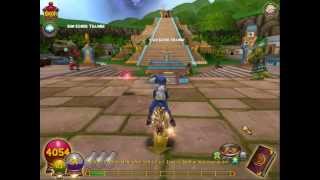 Azteca Astral Trainer Locations Sun Star Moon school Wizard101 [upl. by Annayr]