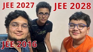 ❤️Meet MY SONS JEE 2028 amp JEE 2027 Aspirants 💀 [upl. by Jehoash]