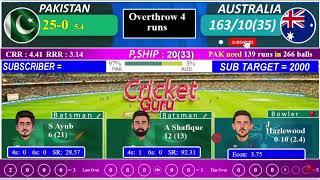 🔴 Live Pakistan Vs Australia Live – 2nd ODI  PAK Vs AUS Live Match Today  Australia vs Pakistan [upl. by Helbonnah854]