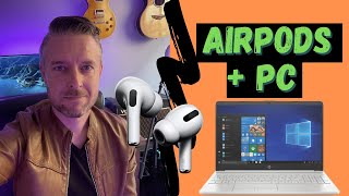 HOW TO  Connect AirPods Pro to Windows 10 PC stepbystep [upl. by Alekin364]