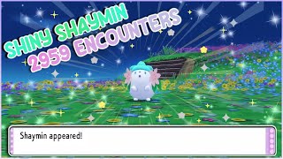 SHINY SHAYMIN IN 2959 ENCOUNTERS  Pokemon Brilliant Diamond  Shining Pearl [upl. by Ardiedak152]