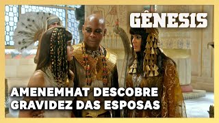 NOVELA GÊNESIS Amenemhat descobre que as duas esposas estão grávidas [upl. by Verina]