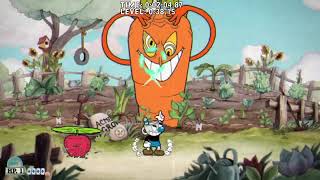 Cuphead Speedrun  GEO Mode Any V10 WR 5849 [upl. by Anerac]