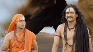 Jagadguru Adi Shankara Scenes  Chandaludu Will Meet With Shankara  Nagarjuna [upl. by Fae]