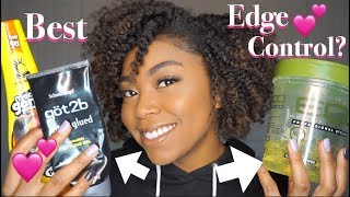 BEST EDGE CONTROLS FOR 4B4C HAIR How To Lay Your Edges [upl. by Ativla]