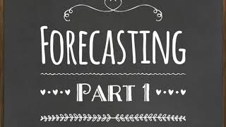 Forecasting methods Part 1 Naive Approach Averaging Exponential smoothing [upl. by Verger]