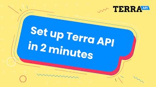 Connect to health and wearable data in 2 minutes with Terra API [upl. by Ozmo549]