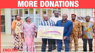 Burkina Faso  Big Donations from The Diaspora burkinafaso news [upl. by Bueschel]