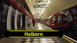 Tube Station Holborn  London 🇬🇧  Walkthrough 🚶 [upl. by Onairot]