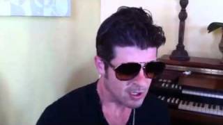 Robin Thicke Previews New Song quotPretty Little Heartquot [upl. by Eniluqcaj]