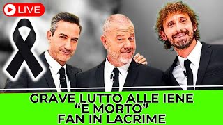 ⚫ Le Iene in lutto laddio improvviso in diretta Tv è morto il c [upl. by Randolf]