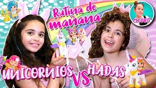 🦄 RUTINA de MAÑANA de UNICORNIO VS RUTINA de HADAS 🧚‍♀️ Me CONVIERTO en un UNICORNIO de PINYPON [upl. by Webster440]