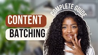 1 month of content in 1 hour  Updated guide to content batching amp planning  free content calendar [upl. by Ailemap]