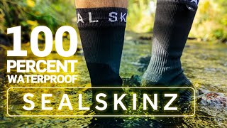 SEALSKINZ Socks  Test To The Limits  100 Waterproof [upl. by Aicittel175]