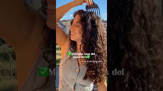 ✨RIZOS INCREIBLES CON ESTE TRUCO rizos pelo cabello [upl. by Enilkcaj]