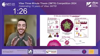 Vitae 3MT® 2024 Finalist Ferdinando Sereno University College London UCL [upl. by Aan]