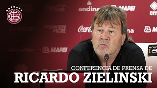 Conferencia de RICARDO ZIELINSKI tras LANÚS vs INSTITUTO C [upl. by Ahseekal]