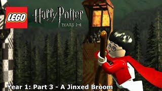 LEGO Harry Potter Year 1 Part 3 A Jinxed Broom [upl. by Leaj775]