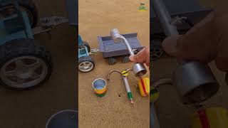 Mini Chaff Cutter Machine Project Mini Handpump Water Motor And Cow VideoProject shorts [upl. by Tillo]