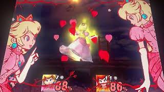 Super Smash Bros Brawl Peach The Ultimate Mega Smash Orange 👸🏼 🍊 👠 VS Pink 👸🏼💖 👠 Skater Part 17 [upl. by Aletsirc678]