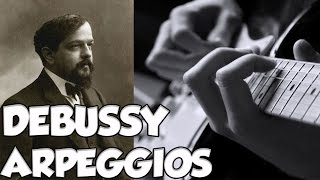 DEBUSSY ARPEGGIOS  LE GUITAR VLOG 160 [upl. by Auqinet981]