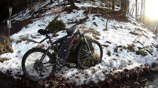 EBikes testen im Kampf gegen Schnee und Glatteis 15122017 [upl. by Rockafellow]