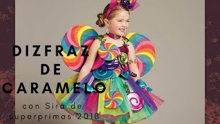 Un disfraz de caramelo 🍭 para Shira  paso a paso  carnaval [upl. by Rauch]