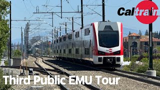 Caltrain Third Public Electric Train Tour 51124 [upl. by Bray]