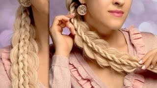 Side Braid Hair Tutorial For Beginners [upl. by Aillil]