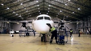 Bombardier Q400 NextGen scheduled maintanance [upl. by Bouton]