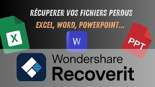 Récupérer Données Perdues Comme Excel Word Avec Wondershare Recoverit [upl. by Adriaens]