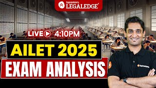 AILET 2025 Exam Analysis  AILET 2025 Exam Difficulty Level amp Question Types [upl. by Schrick]