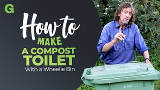 How to Make a Compost Toilet with a Wheelie Bin [upl. by Allekim]