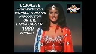 HD REMASTERED FULL amp COMPLETE WONDER WOMANS INTRODUCTION  LYNDA CARTER SPECIAL 1980 SHOW SINGS [upl. by Seabrooke]