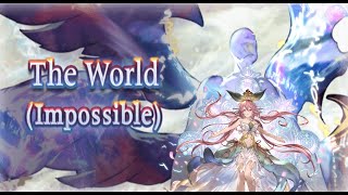 GBF The World Raid 3b 3 Turn 14m  Full Auto  Earth Magna with Hrunting [upl. by Airotel]