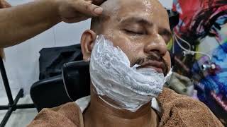 Full Clean Shave  Full Face Clean Shave  Asmr Barber [upl. by Avla]